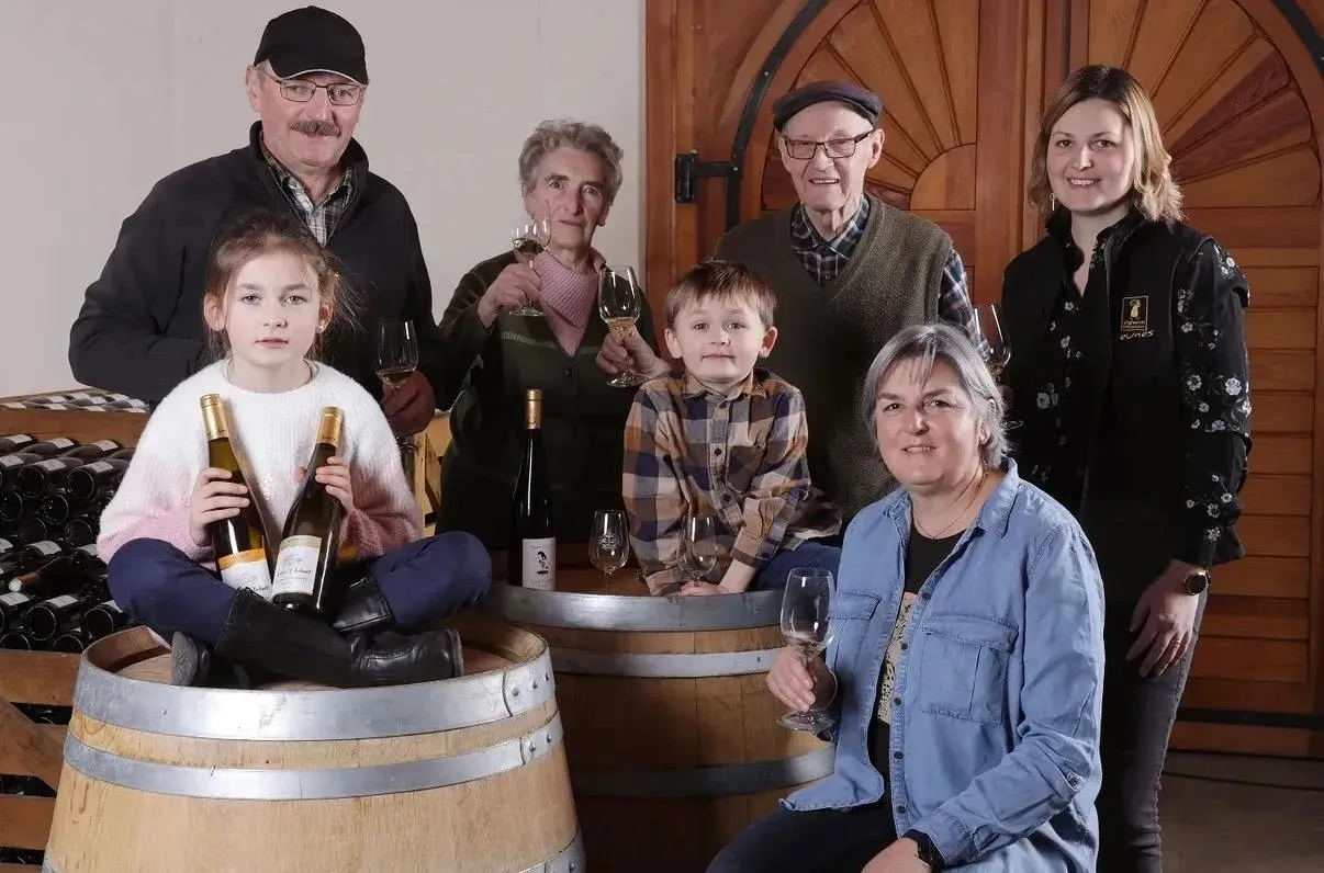 A família Ehrhart, da Domaine André Ehrhart et Fils