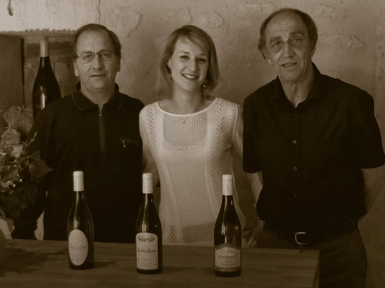 Pauline Pabiot e família, da Domaine Roger Pabiot
