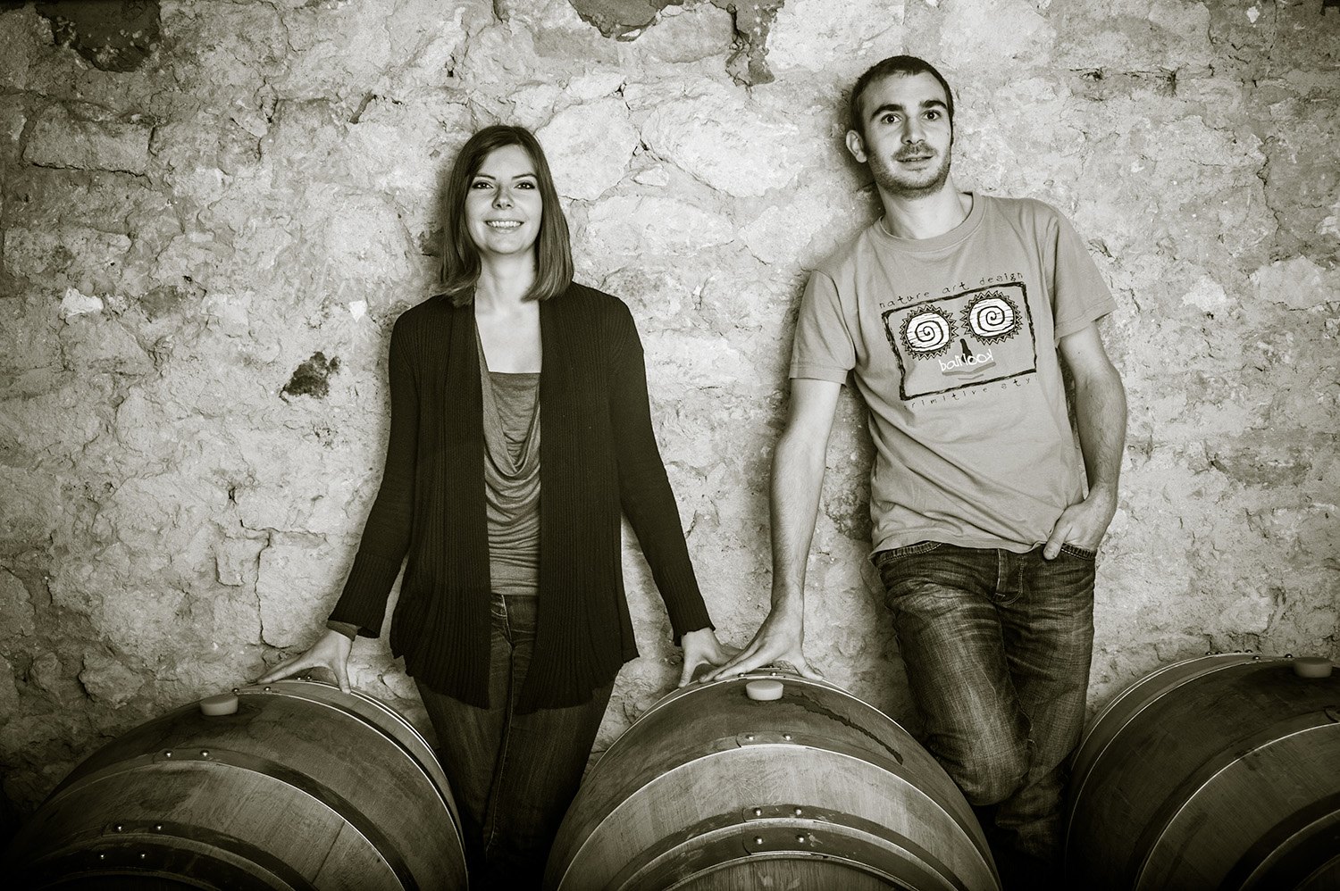 Ludivine e Vincent L'Amouller, da Vignobles L'Amouller